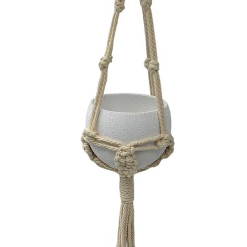 Übertopf Hängend Macrame D13cm H09.5cm L70cm