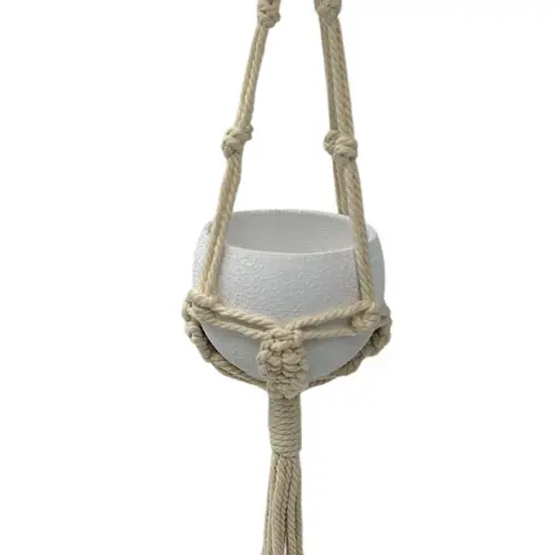 Übertopf Hängend Macrame D13cm H09.5cm L70cm