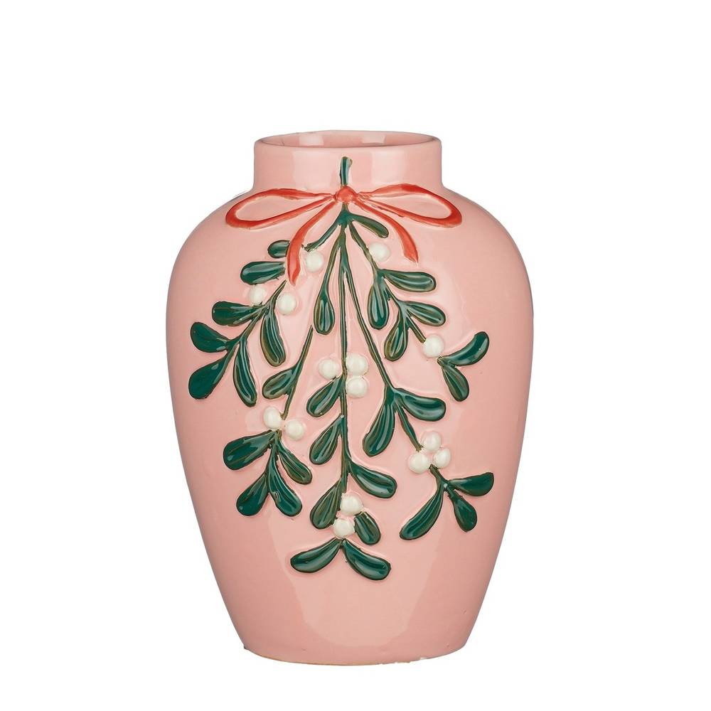 Kereamik Vase Felice rosa D19cm H27cm