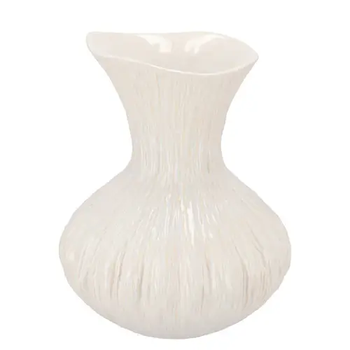Keramik Vase Mirre weiss 23x23x30cm