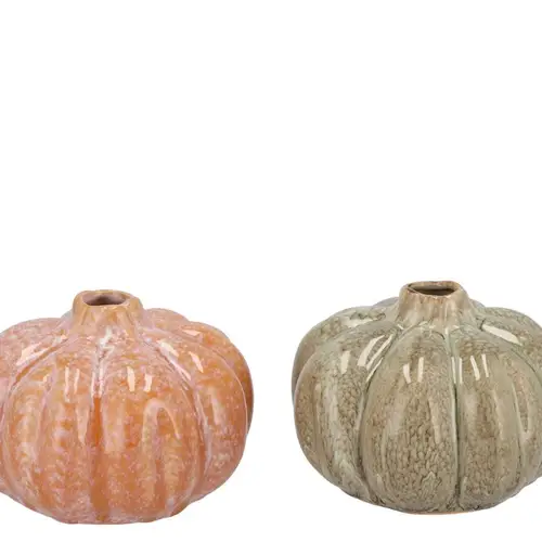 Keramik Vase Mette Kürbis mix 16×16x12cm