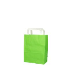Tasche Papier lime 18/8x23cm