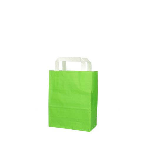 Tasche Papier lime 18/8x23cm