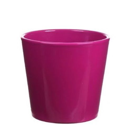 Keramik Orchidee Übertopf fuchsia D13.5cm H12cm