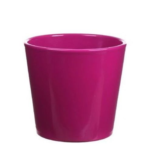 Keramik Orchidee Übertopf fuchsia D13.5cm H12cm