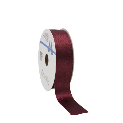 Band Satin Luxury weinrot 25mm 20m