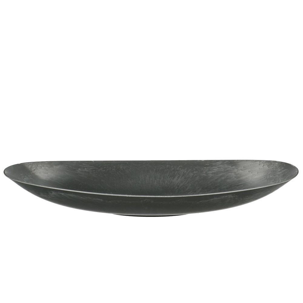 Melamine Schale oval grau 50x22x07.5cm