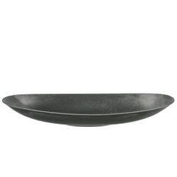 Melamine Schale oval grau 50x22x07.5cm