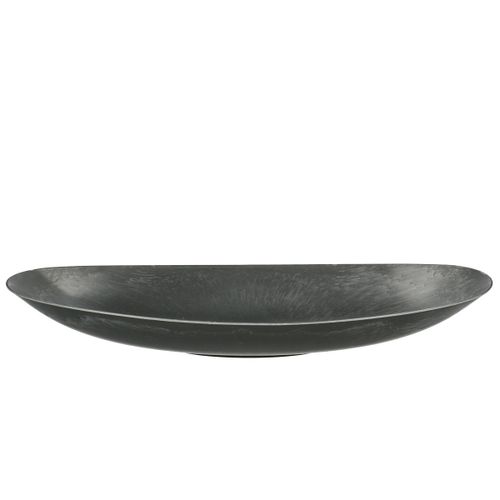 Melamine Schale oval grau 50x22x07.5cm