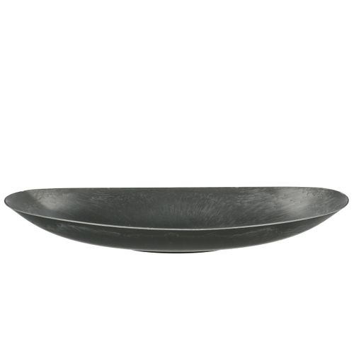 Melamine Schale oval grau 50x22x07.5cm