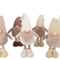 Plüsch Gnom Sand mix braun 21x60x100cm