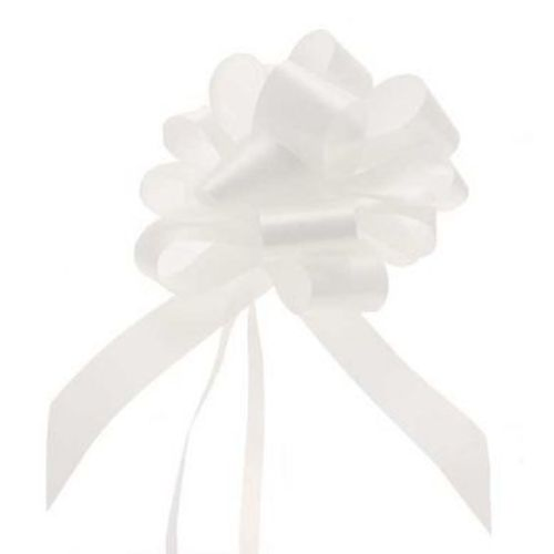 Ziehschleife weiss 30mm x30
