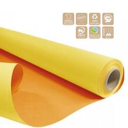 Papier Rolle 80cm Duo gelb/orange 60gr 40m
