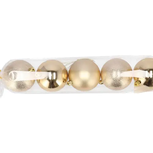 Kugel Unzerbrechlich gold D08cm x5