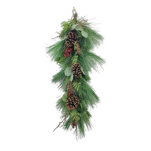 Girlande Pinecone grün 70cm