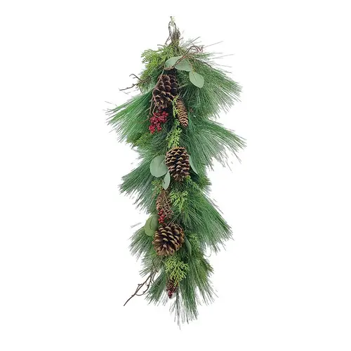 Girlande Pinecone grün 70cm
