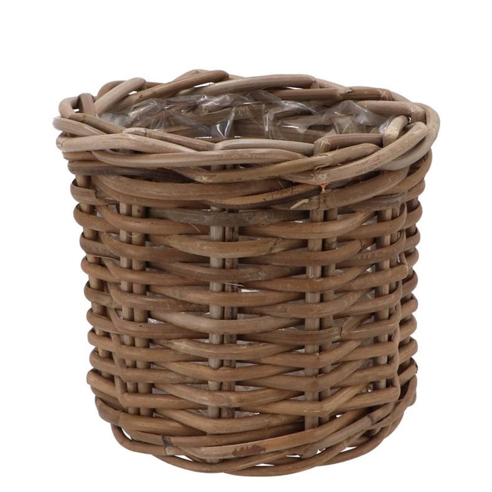Korb Rattan braun D23cm H20cm