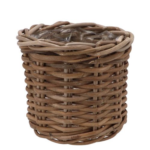 Korb Rattan braun D23cm H20cm