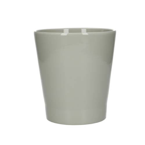 Keramik Orchidee Topf grau D13cm H14cm