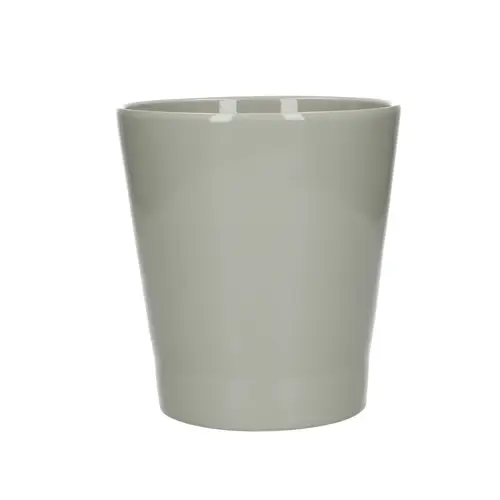 Keramik Orchidee Topf grau D13cm H14cm
