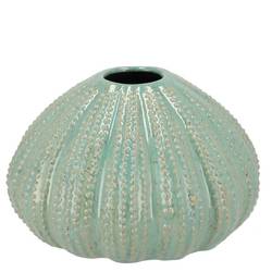Keramik Vase Urchin grün 16x16x10cm