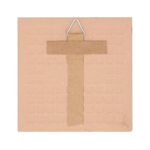 Fliese Smiley Weihnachten 10x10x1cm 