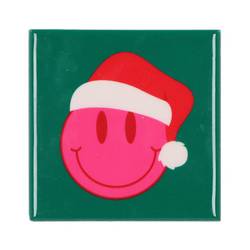 Fliese Smiley Weihnachten 10x10x1cm 