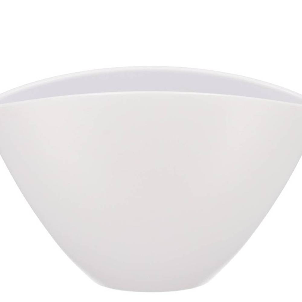 Keramik Orchidee Schale Matt weiss 28x17cm