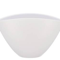 Keramik Orchidee Schale Matt weiss 28x17cm