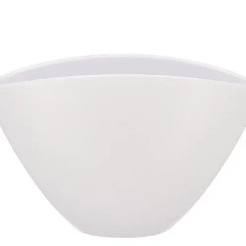 Keramik Orchidee Schale Matt weiss 28x17cm