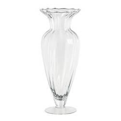 Glas Vase Crystal D17.5cm H43cm