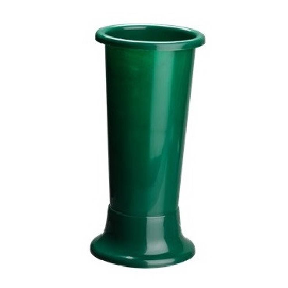 Kunststoff Vase Ideal grün D18cm H45cm