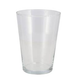 Glas Vase Konisch D19.5cm H14.5cm