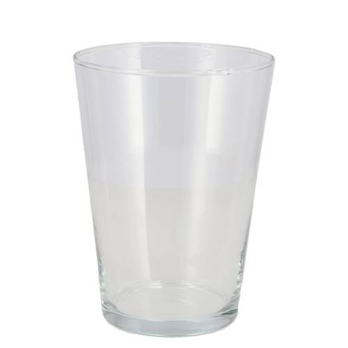 Glas Vase Konisch D19.5cm H14.5cm