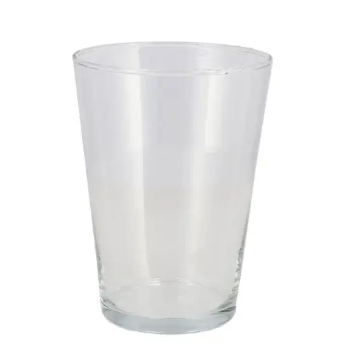 Glas Vase Konisch D19.5cm H14.5cm