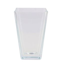 Glas Vase Quare D11cm H17cm