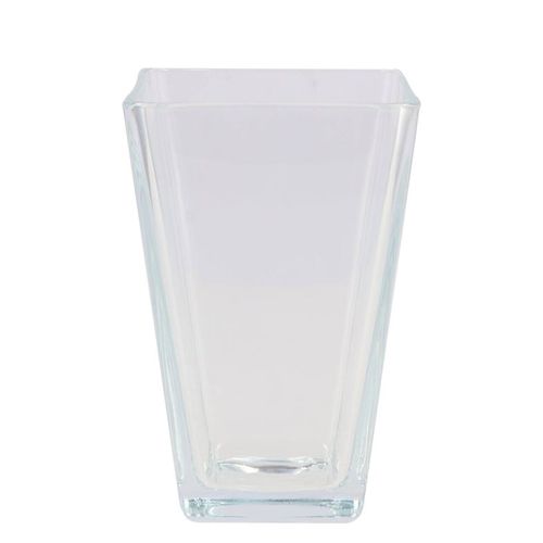 Glas Vase Quare D11cm H17cm