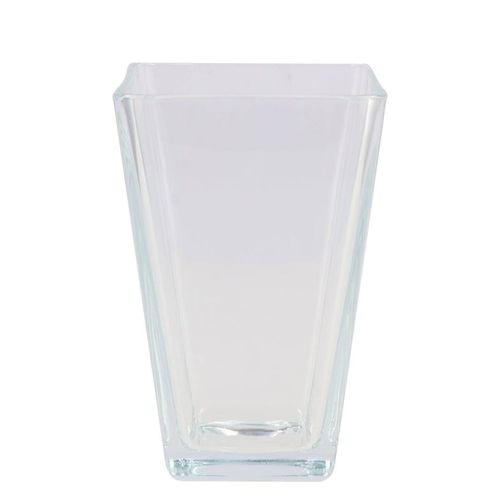 Glas Vase Quare D11cm H17cm