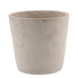 Beton Übertopf grau D17cm H16cm