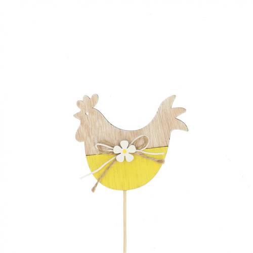 Ostern Deko/stab 12cm Hahn 8cm