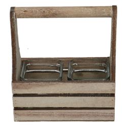 Glas Kubel+henkel 2glas D7.5cm H7.5cm