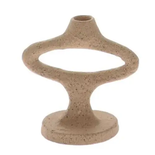 Kerzenständer Norr braun D15cm H16cm