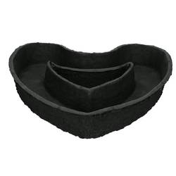 Herz D34cm schwarz Oasis® Biolit