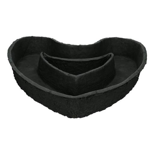 Herz D34cm schwarz Oasis® Biolit