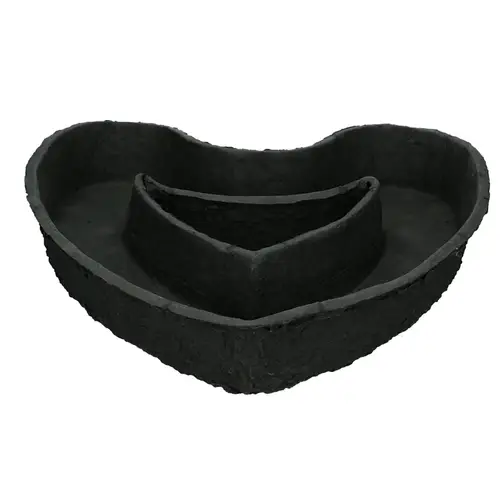 Herz D34cm schwarz Oasis® Biolit