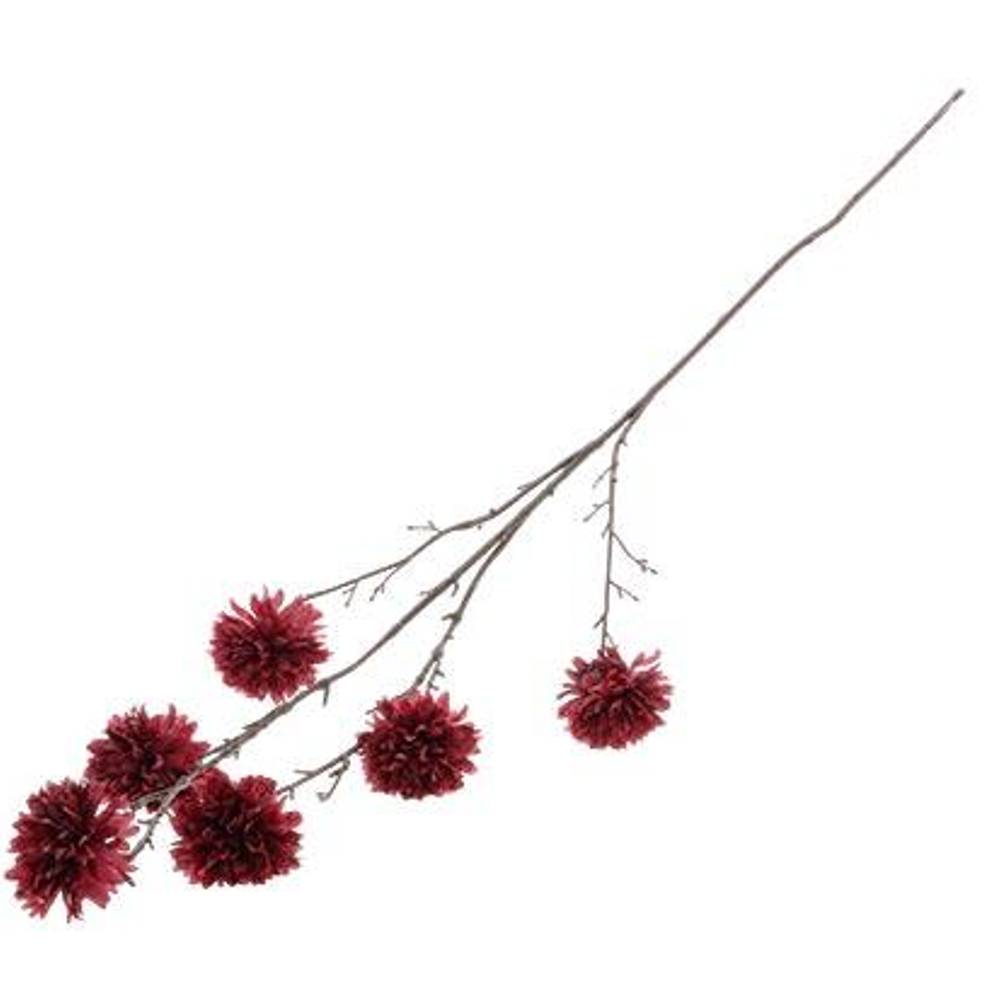 Seiden Dahlia Charm weinrot L120cm