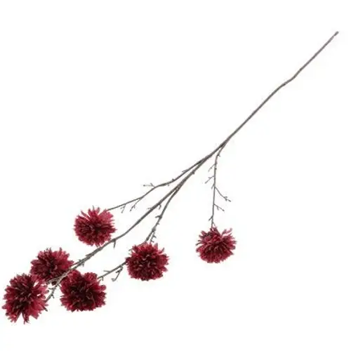 Seiden Dahlia Charm weinrot L120cm