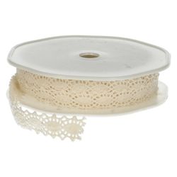 Band Spitze creme 12mm 10m