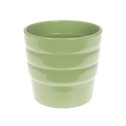 Keramik Übertopf Stockholm grün D13cm H14cm