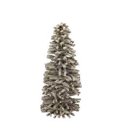 Baum Pappelmoos mit Schnee 18x18x40cm